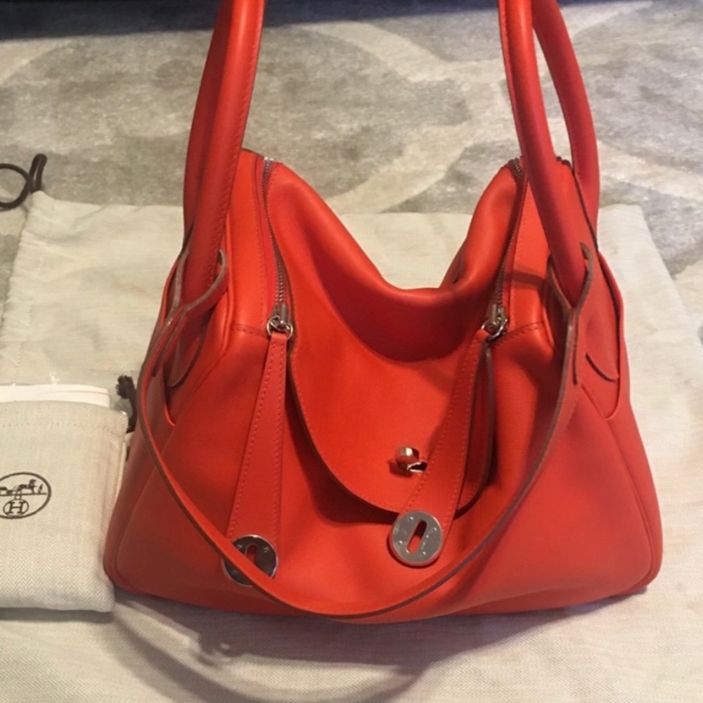 Hermes Orange Shoulder Bag